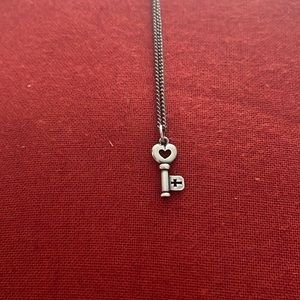 James Avery Key charm (with chain) retired